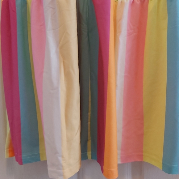 ⭐HOST PICK⭐ 087. Yellow Color Block Striped Bow Knot Straps Maxi Dress Size M - Picture 13 of 13